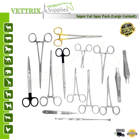 Canine & Feline Spay Pack - Super Cut Scissors LC