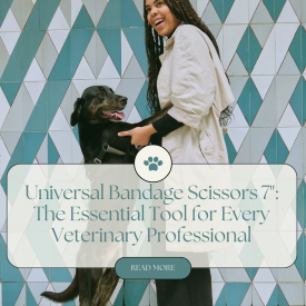 Universal Bandage Scissors 7": The Essential Tool for Every Veterinary Professional