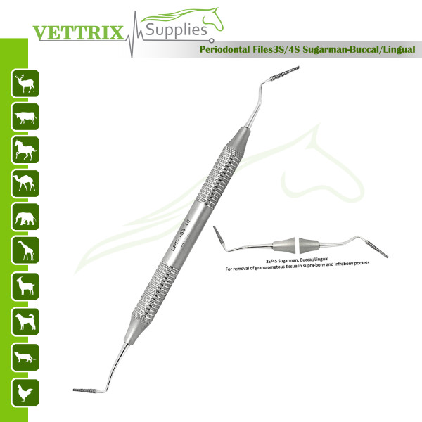 Periodontal-Files-3S/4S-Sugarman-Buccal/Lingua