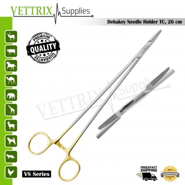 Debakey Microvascular Needle Holder TC 26cm
