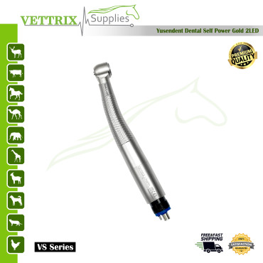 Vettrix Dental Handpiece Gold 2LED 