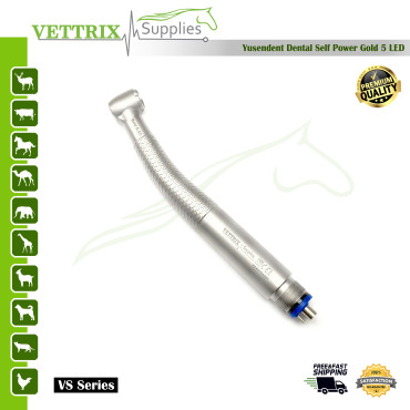 Vettrix Dental Handpiece Gold 5LED 