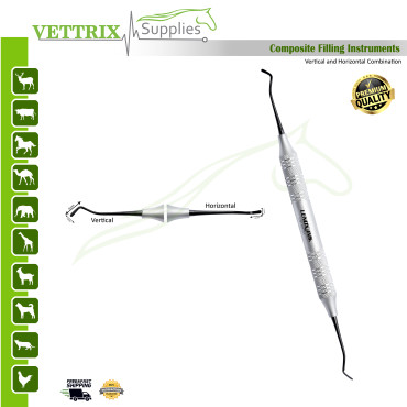 Dental Composite Filling Instruments Vertical And Horizontal.- SMALL