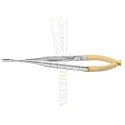 Castroviejo Needle Holder TC Fine Pointed 14cm STR.