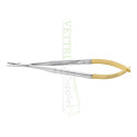 Castroviejo Needle Holder TC Fine Pointed Scissor 16cm STR.