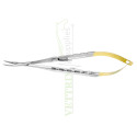 Castroviejo Needle Holder TC Fine Pointed Scissor 14cm, CVD.