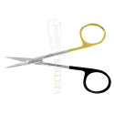 Iris Scissor 11.5cm, STR TC Super Cut Micro Serrated