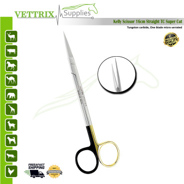 Kelly Scissor 16cm, STR TC Super Cut