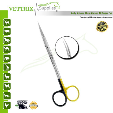 Kelly Scissor 16cm, CVD TC Super Cut