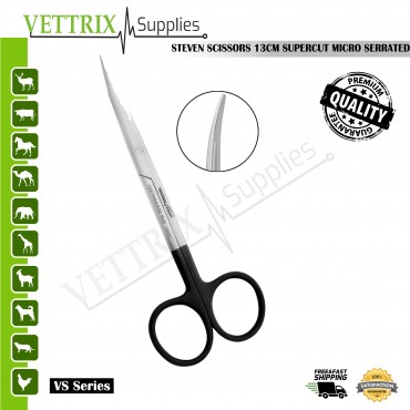 Steven Scissor 13cm CVD, Super Cut Micro Serrated.