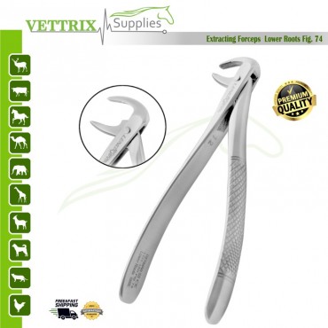 Extracting Forceps Lower Roots Fig. 74 | Vettrix Supplies