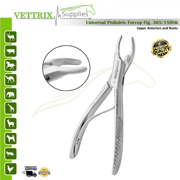 Extracting Forceps Upper Anterior And Root Fig. 365/150SK | Vettrix Supplies