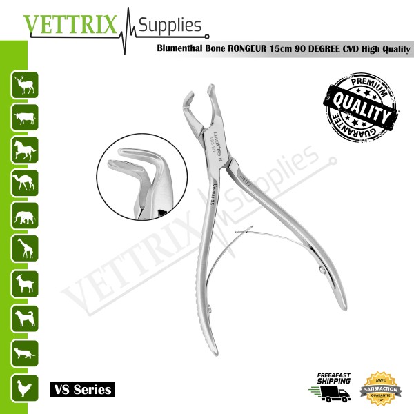 Bone Rongeur Blumenthal 90 degree 15cm 