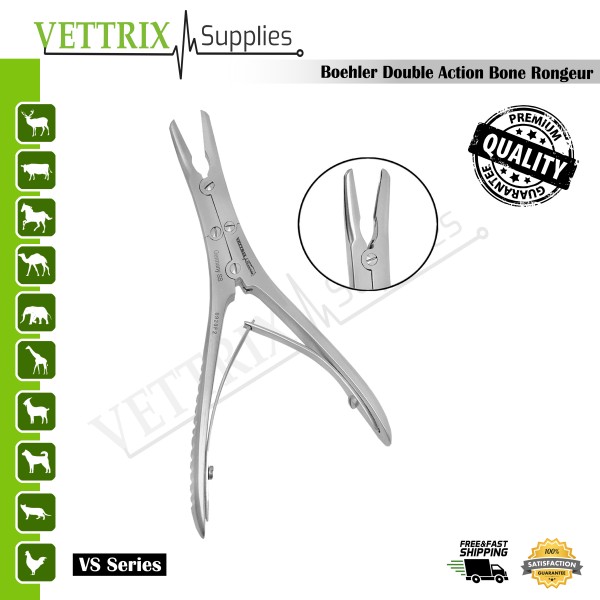 Bone Rongeur Boehler Double Action STR 15cm-3mm BITE