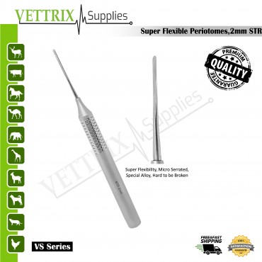 Super Flexible Periotome Straight 2mm | Vettrix Supplies