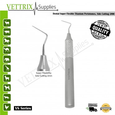 Super Flexible Periotome, Side Cutting 2mm | Vettrix Supplies