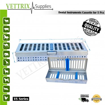 Cassette for Dental Instruments Stainless Steel | Vettrix Supplies