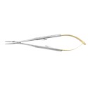 Castroviejo Needle Holder TC Fine Pointed Scissor 16cm STR.