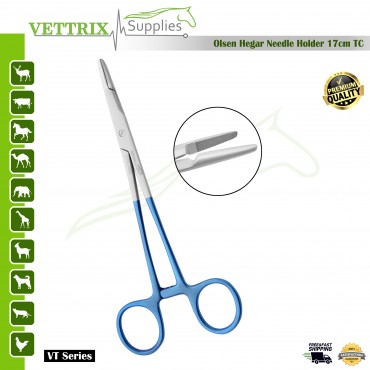 Olsen Hegar Needle Holder 17cm TC