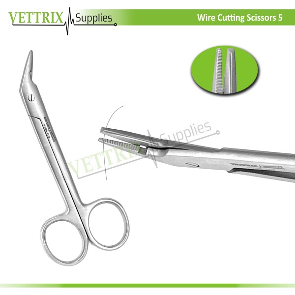 Wire Cutting Scissors 5" 