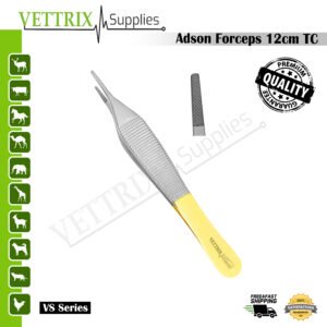 Adson Forceps TC 12cm tungsten carbide surgical instrument