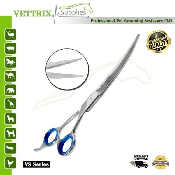 Professional Pet Grooming Scissor Curved