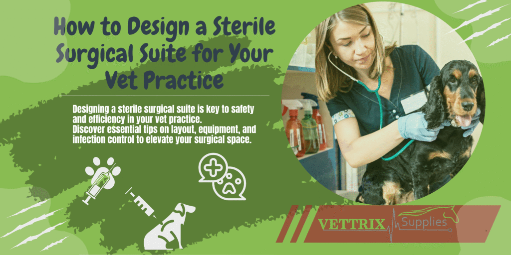 Veterinary surgical suite designed for optimal safety