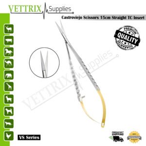 Castroviejo Scissor 15cm Straight TC