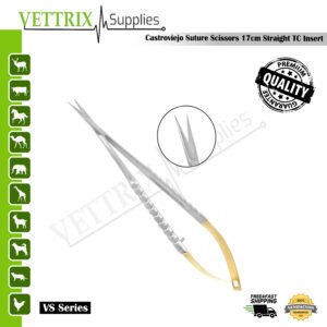 Castroviejo Scissor 17cm Straight TC