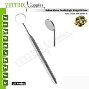 Dental Mouth Mirror Handle Cone Socket with Mirror #5