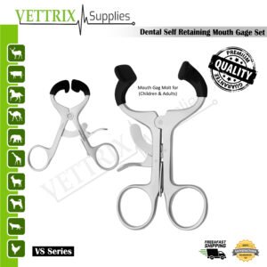 Dental Self Retaining Mouth Gags Set of 2