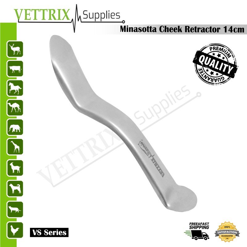 Minnesota Cheek & Tongue Retractor Small Stainless Steel