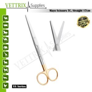 Mayo Scissors TC Straight 17cm
