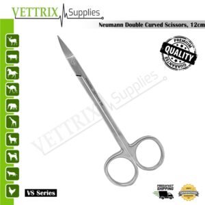 Neumann Scissors 12cm Double Curved