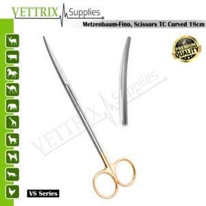 Metzenbaum-Fino Scissors TC Curved 18cm