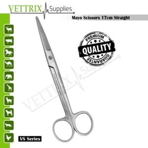 Mayo Scissors 17cm Straight
