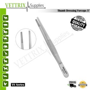 Thumb Dressing Forceps 5"
