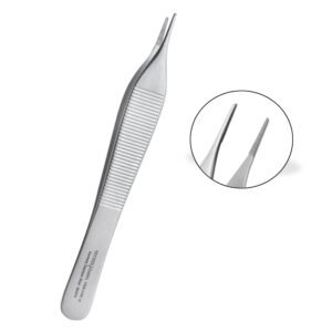 Adson Dressing Forceps straight serrated 12.0 cm