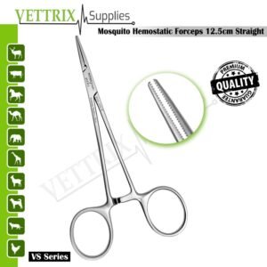 Halstead Mosquito Forceps Straight 5 Inch Stainless Steel