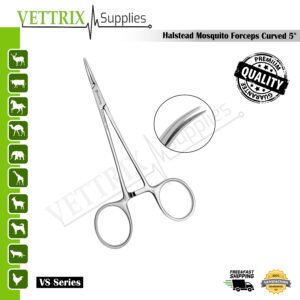 Halstead Mosquito Forceps Curved 5 Inch Stainless Steel