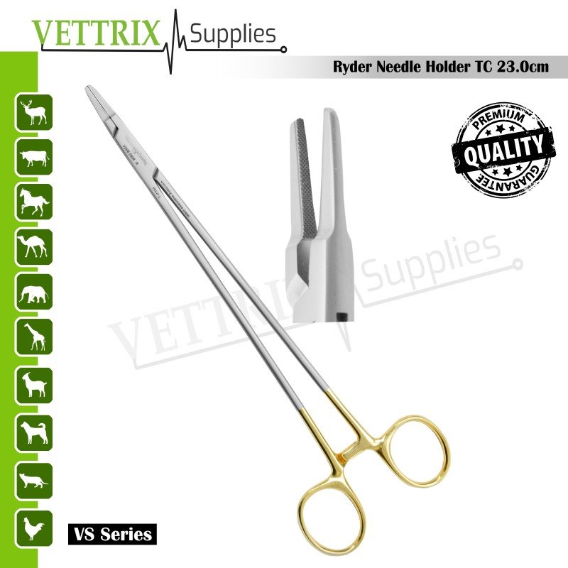 Ryder Needle Holder TC 23cm | Vettrix Supplies Ryder Needle Holder TC 23cm