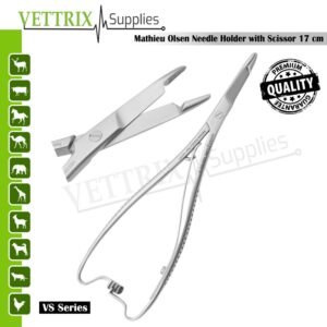 Mathieu Olsen Needle Holder with Scissor 17cm