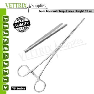 Doyen Intestinal Clamps Forceps Straight 23 cm
