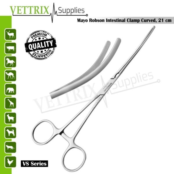 Mayo Robson Intestinal Clamp Curved 25cm