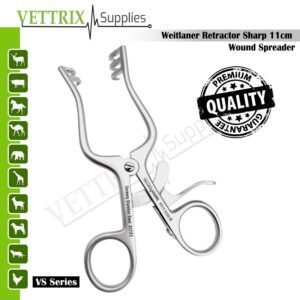 Weitlaner Retractors Sharp 4 1/4"