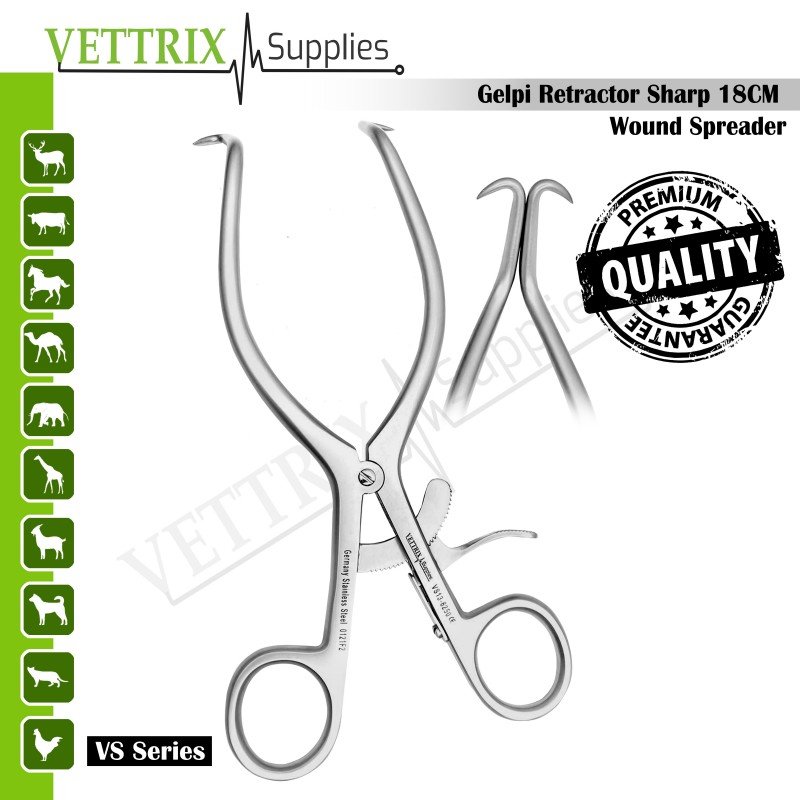 Gelpi Retractor Sharp 18cm Gelpi Retractor Sharp 18cm
