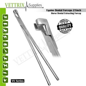 Equine Dental Forceps 21" - Horse Dental Extracting Forceps, Stainless Steel | Vettrix Supplies