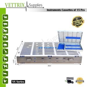 Instruments Cassettes of 15 Pcs