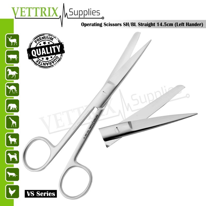 Operating Scissors SH-BL Straight 14.5cm Lefthander