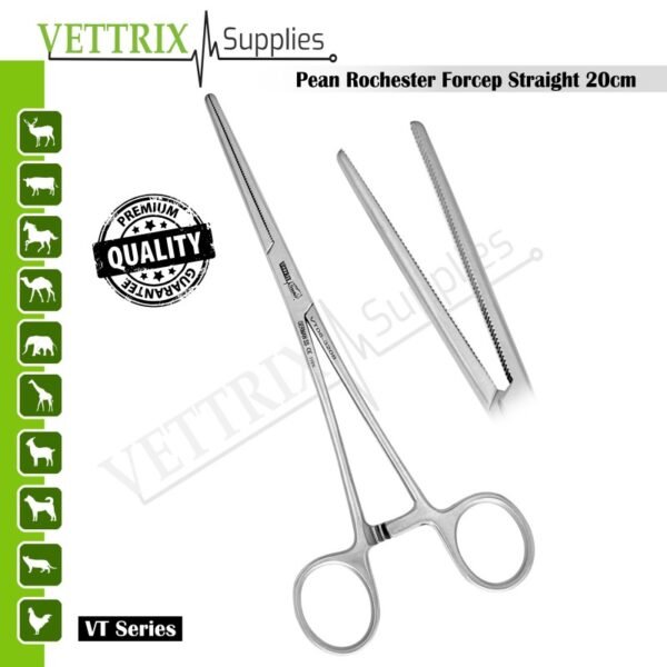 Pean Rochester Forceps Straight 20cm